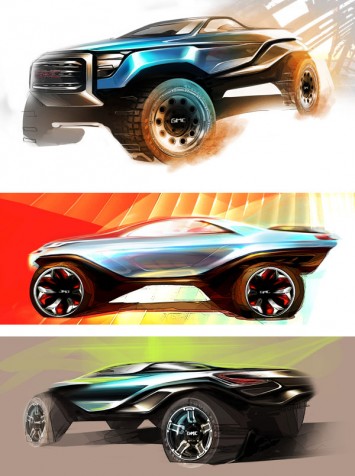 GMC Concept by Sean Peterson Design Sketches