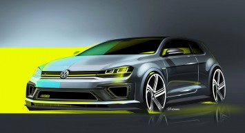 Golf R 400 Concept Design Sketch