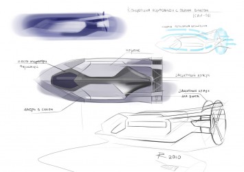 HALO Aero Sleigh Design Sketch