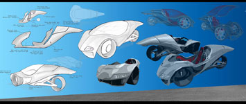 Hawk Concept design sketches