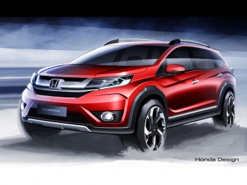Honda BR-V Concept Design Sketch