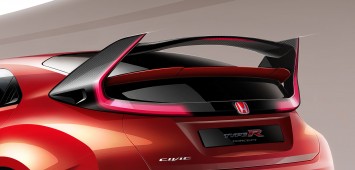 Honda Civic Type R Concept Design Sketch detail