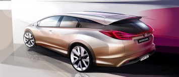 Honda Civic Wagon Concept - Design Sketch
