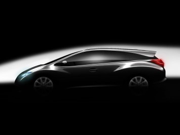 Honda Civic Wagon Concept Design Sketch