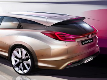 Honda Civic Wagon Concept - Design Sketch detail