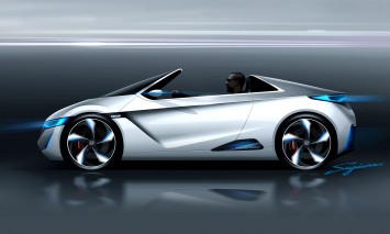 Honda EV-STER Concept Design Sketch