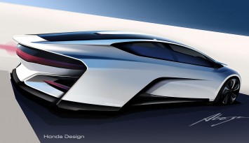 Honda FCEV Concept Design Sketch