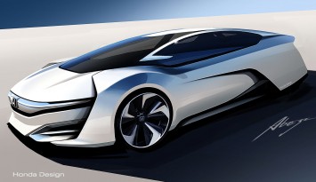 Honda FCEV Concept Design Sketch
