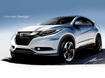 Honda HR-V - Design Sketch Render