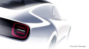 Honda Sports EV Concept Design Sketch Render