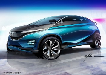 Honda Vision XS-1 Concept Design Sketch