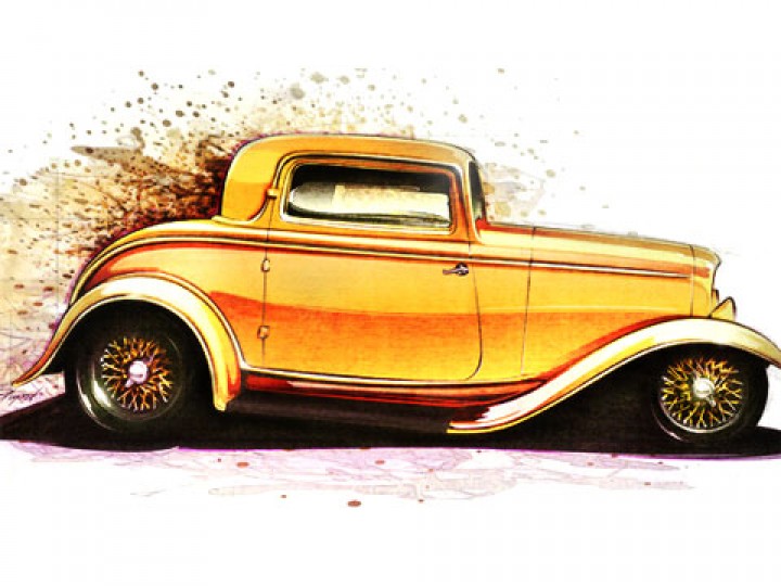 How to draw Hot Rods