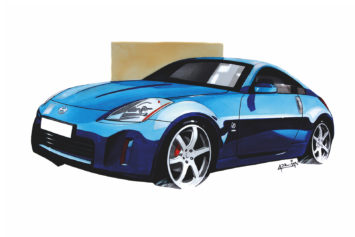How to illustrate and design Concept Cars Design Sketch Render