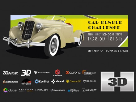 Humster3D launches Car Render Challenge