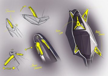 Husqvarna Alpha Trike Concept Design Sketches