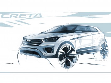 Hyundai Creta - Design Sketch