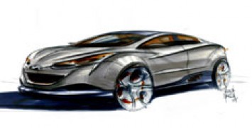 Hyundai i flow Concept Design Sketch
