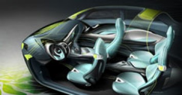 Hyundai i flow Concept Interior Design Sketch