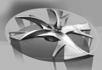 Hyundai i flow Concept Wheel Design Sketch