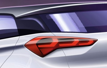 Hyundai i20 - Tail Light Design Sketch