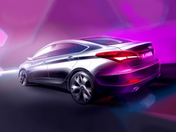 Hyundai i40 Sedan Design Sketch