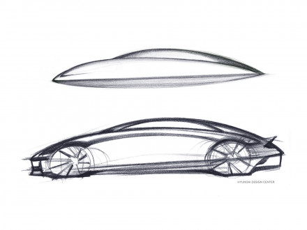 Hyundai IONIQ 6: design sketch preview