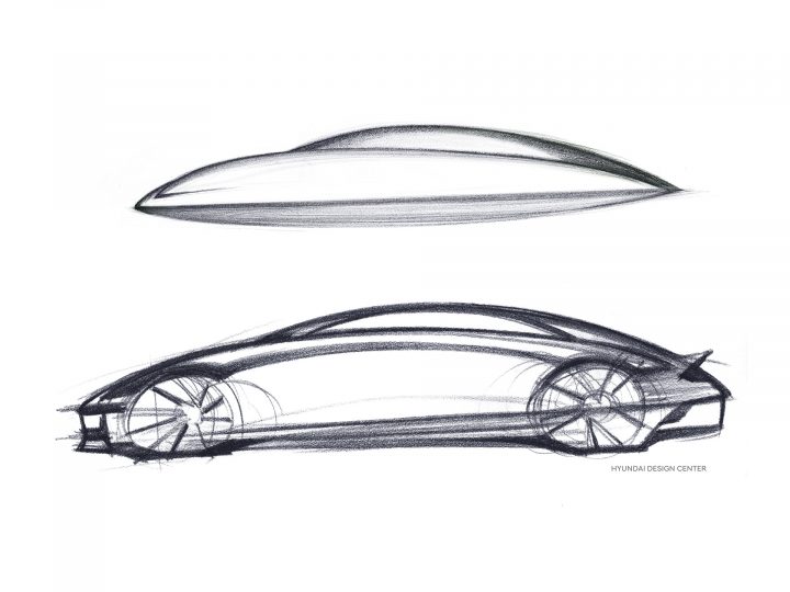Hyundai IONIQ 6 Design Sketch