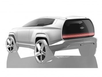 Hyundai Seven Concept Design Sketch
