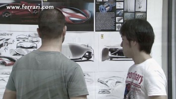 IAAD Ferrari Design Sketches