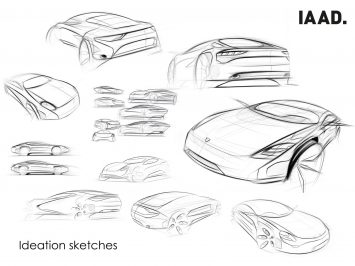 IAAD Porsche 928 Design Sketches by Zaman Al Khafiz