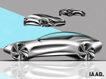 IAAD Porsche 928 Design Sketches by Zaman Al Khafiz