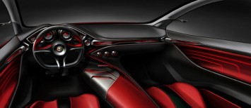 IED Alfa Romeo Gloria Concept Interior Design Sketch