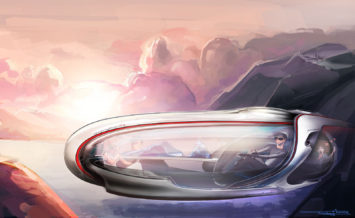 IED Pininfarina A-Craft Concept - Design Sketch Render