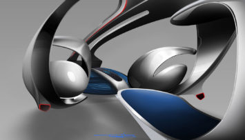IED Pininfarina A-Craft Concept - Design Sketch Render