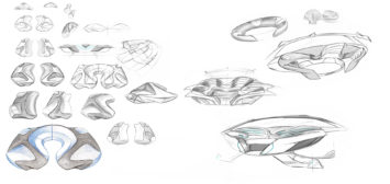 IED Pininfarina Morphing Arena Concept - Design Sketches