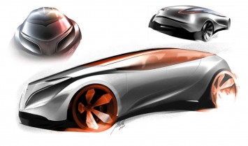 IED Tesla EYE Concept - Design Sketches