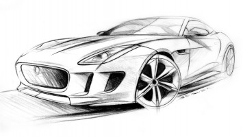 Jaguar C-X16 Concept - Design Sketch