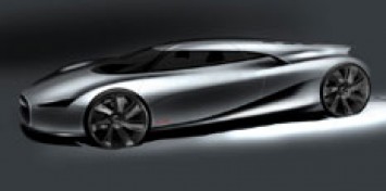 Jaguar C X75 Concept Design Sketch