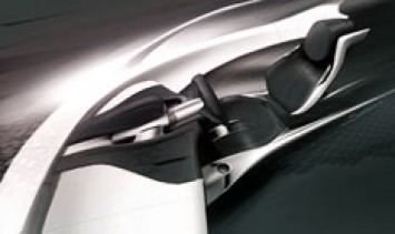 Jaguar C X75 Concept Interior Design Sketch