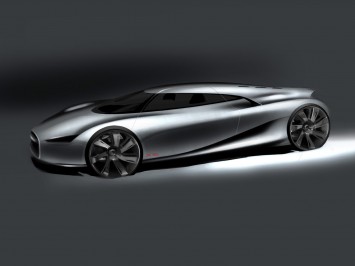 Jaguar C-X75 Design Sketch