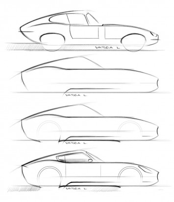 Jaguar E-Type Concept - Design Sketches