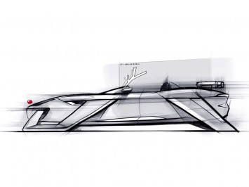 Jaguar F-Sleigh Design Sketch
