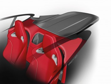 Jaguar F Type Coupe Interior Design Sketch