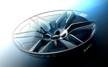 Jaguar F Type Coupe Wheel Design Sketch