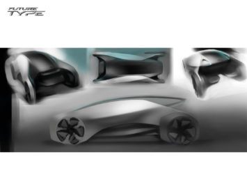 Jaguar Future Type Concept Design Sketches