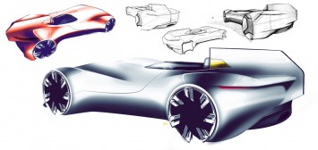 Jaguar XK-I Concept Design Sketches