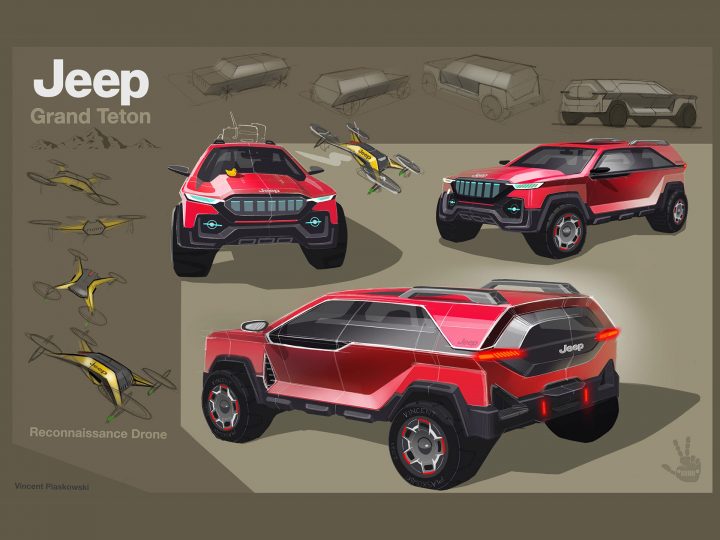 Jeep Concept Design by Vincent Piaskowski 1st Place