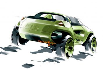 Jeep Concept Design Sketch