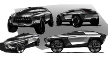 Jeep E PIC Concept by Kefeng Liu Design Sketches