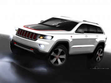 Jeep Grand Cherokee Trailhawk Concept - Design Sketch